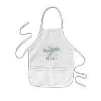 Boy's Cool Doodle Airplane Sky & Name