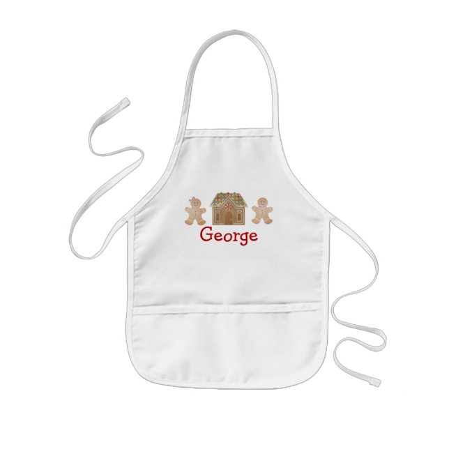 Avental Infantil Boys Gingerpão Apron, Child Apron (Frente)