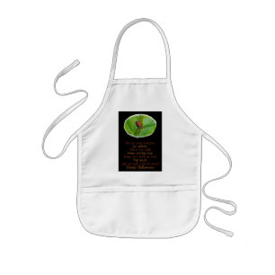 Avental Infantil Brown Orange Araneus Halloween Apron