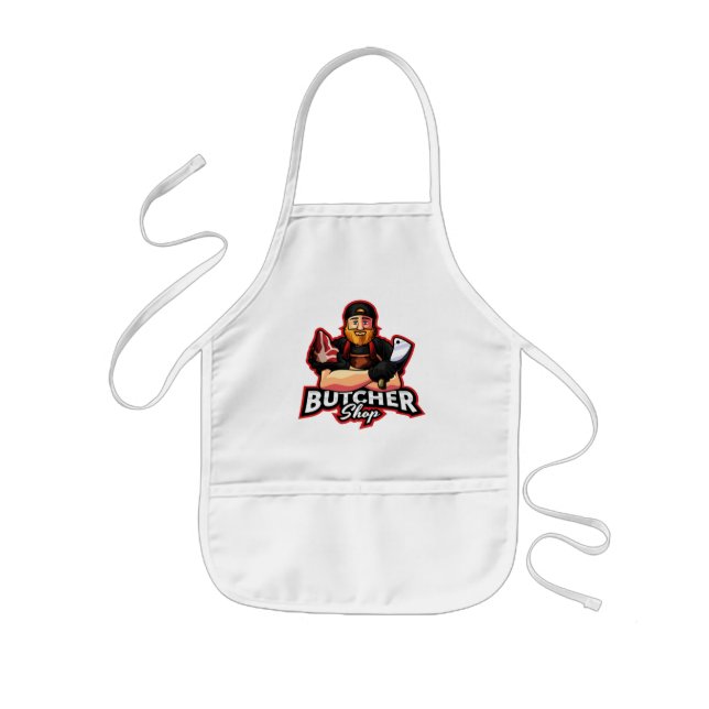 Avental Infantil Butcher's Delight Apron - Artista Culinária (Frente)