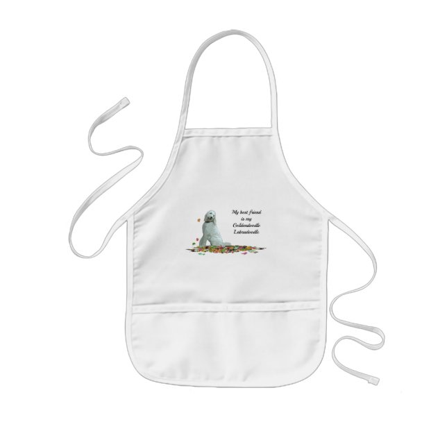 Avental Infantil Cachorro Dodle Sai do Bolso Infantil (Frente)