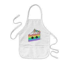 Avental Infantil Camiseta Bolo de Aniversário