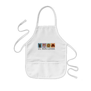 Avental Infantil Camiseta e presentes do amante do cão pequeno