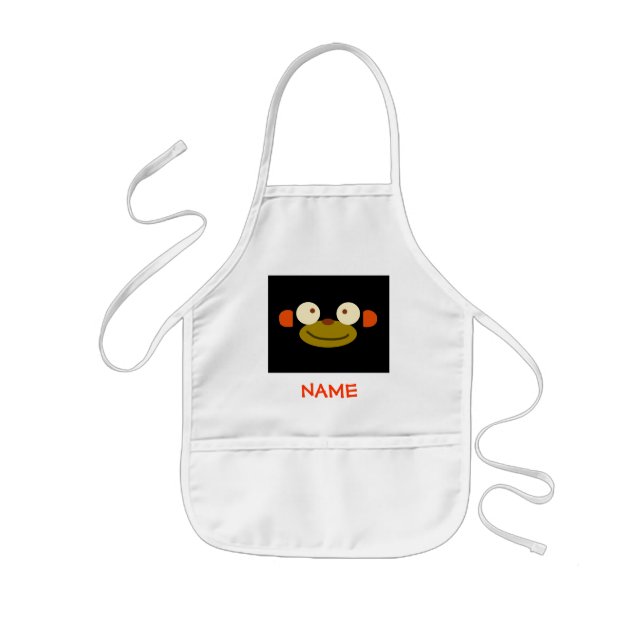 AVENTAL INFANTIL CARA DO MACACO! (Frente)