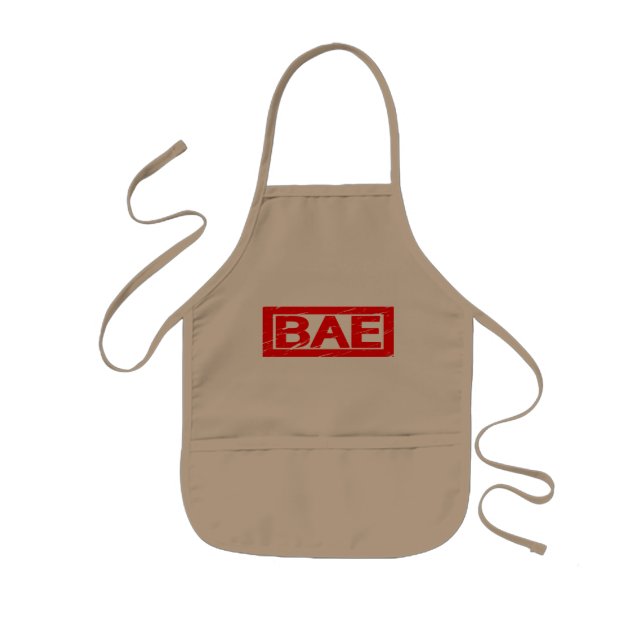 Avental Infantil Carimbo Bae (Frente)