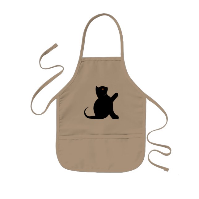 Avental Infantil Cat Say Hello (Frente)