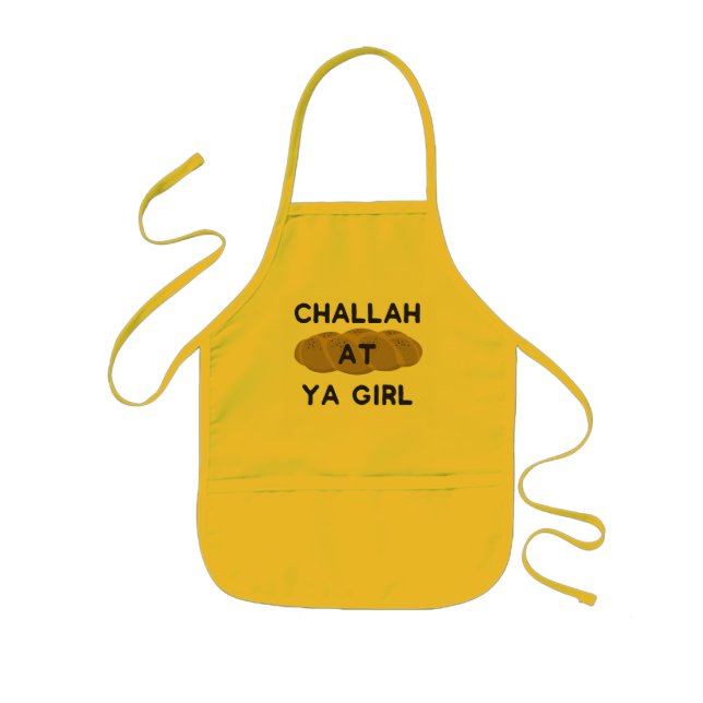 Avental Infantil Challah No Ya Girl Kids Apron (Frente)