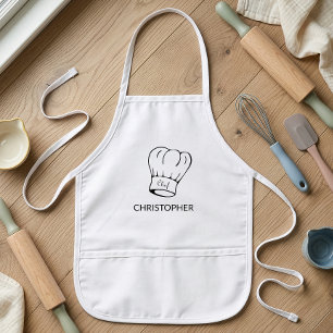 Avental Infantil Chapéu de Chef Personalizado