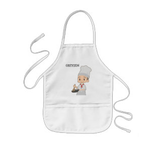Avental Infantil Chef de Garoto Bonito