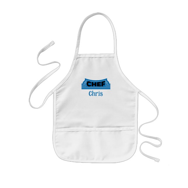 Avental Infantil Chef Menino ou Menina (Frente)