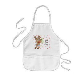 Avental Infantil Christmas Apron for Kids Personalize