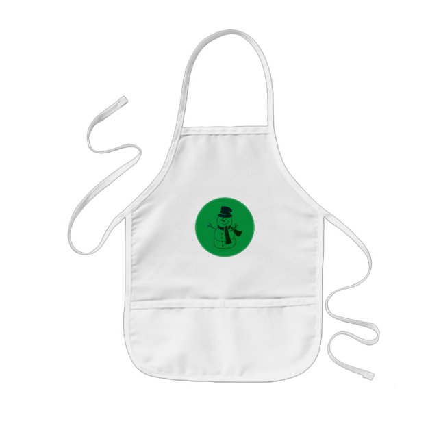 AVENTAL INFANTIL CHRISTMAS CRIANÇAS SNOWMAN APRON (Frente)