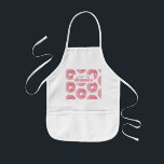 Avental Infantil Citação Moderna Pink Watercolor Sweet Like Rosquin<br><div class="desc">Citação Moderna Pink Watercolor Sweet Like Rosquinha</div>