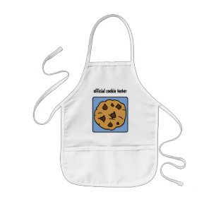 Avental Infantil Clipart de desenho animado de biscoito de chocolat