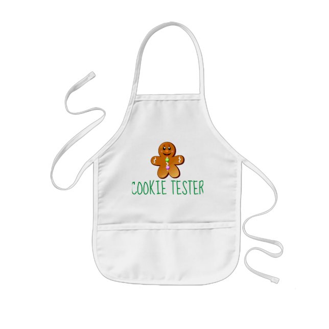 Avental Infantil Cookie Tester Kids Apron (Frente)