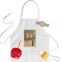 Coruja de vintage artesanato de crianças em queda