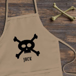 Avental Infantil Crânio de Pirata-Coca-Cola e Crossbones Crianças A<br><div class="desc">Yarr! Adicione o seu nome a este Apron Pirata e prepare-se para velejar na cozinha.</div>
