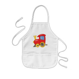 Avental Infantil Crianças Apron/Comboio de Brinquedo