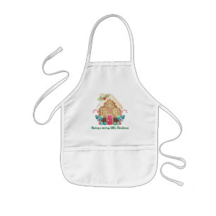 Avental Infantil Crianças Apron de Natal, Pequeno Chef