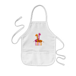 Avental Infantil Crianças Apron/Girafas
