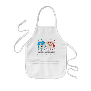 Avental Infantil Crianças Apron "Matzoh, Matzoh Men!"