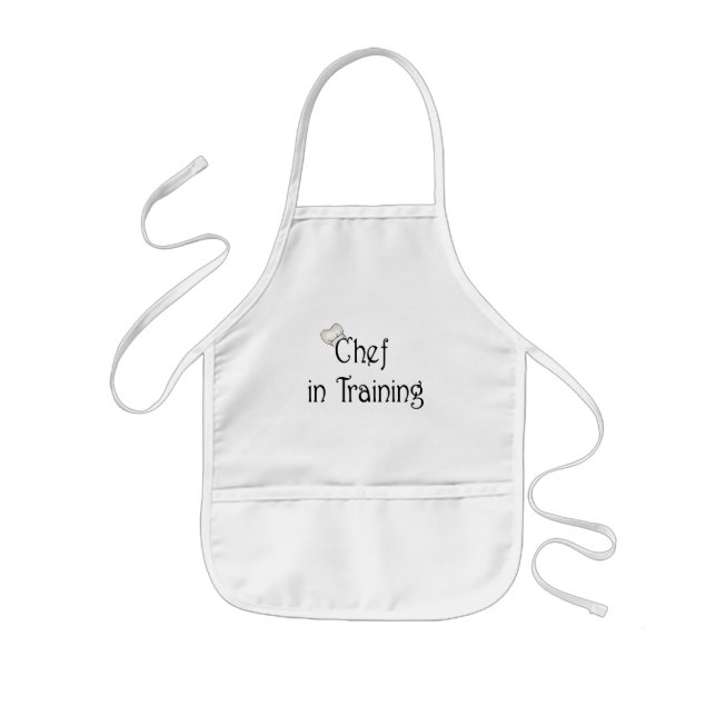 Avental Infantil Crianças Chef Apron (Frente)