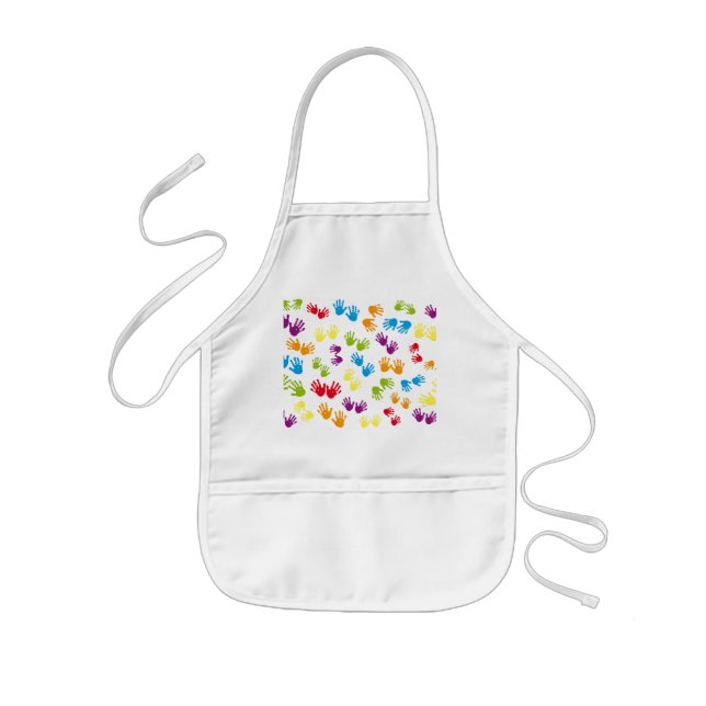 Avental Infantil Crianças Mãos Apron (Frente)