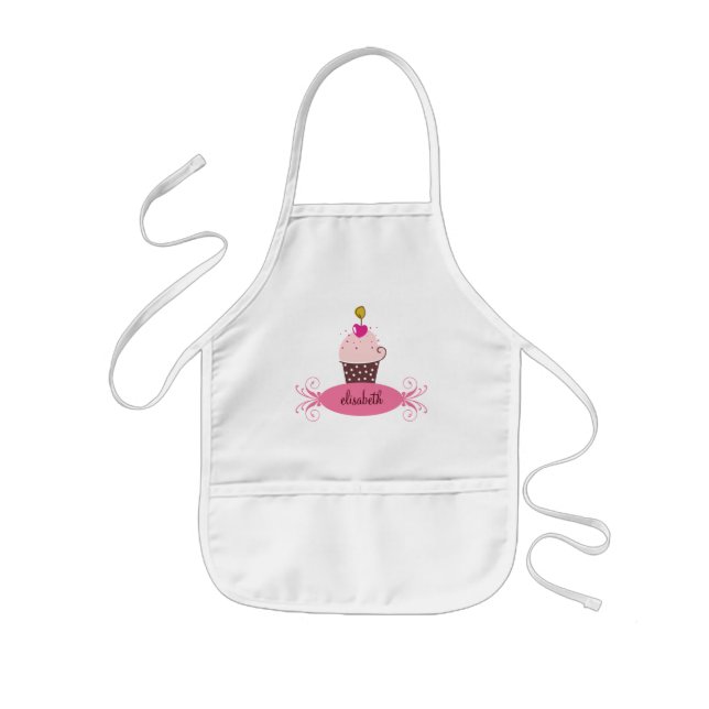 Avental Infantil Crianças Personalizadas Apron (Frente)