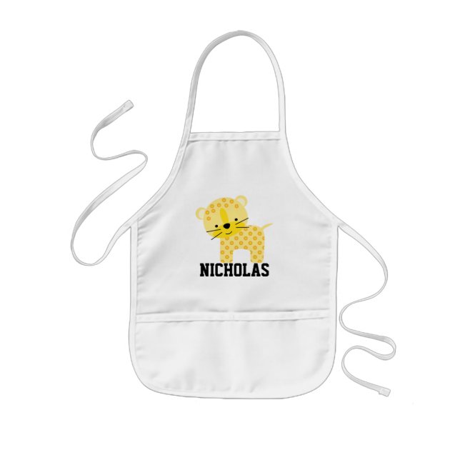 Avental Infantil Crianças Personalizadas Apron (Frente)