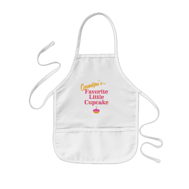 Avental Infantil Cupcake favorito do avô (Frente)