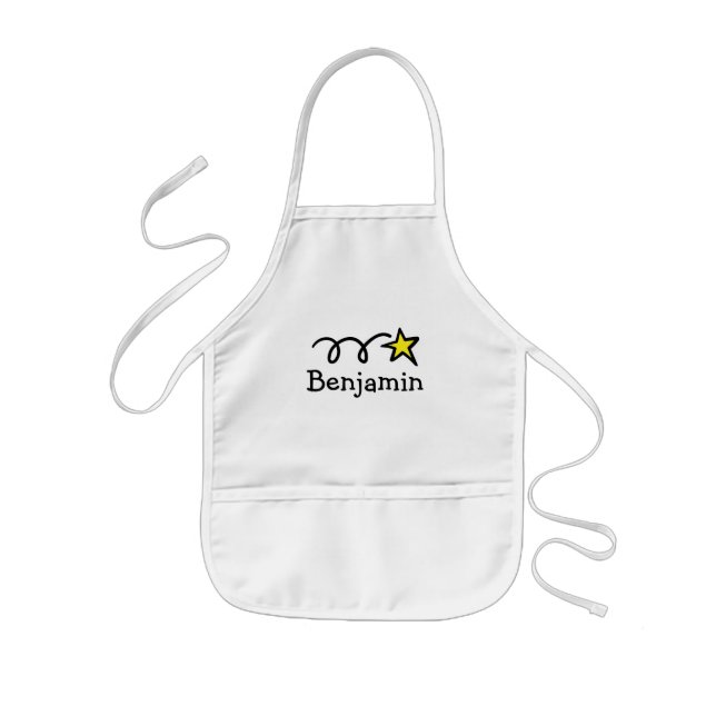 Avental Infantil Custom kids apron for arts and crafts activities (Frente)