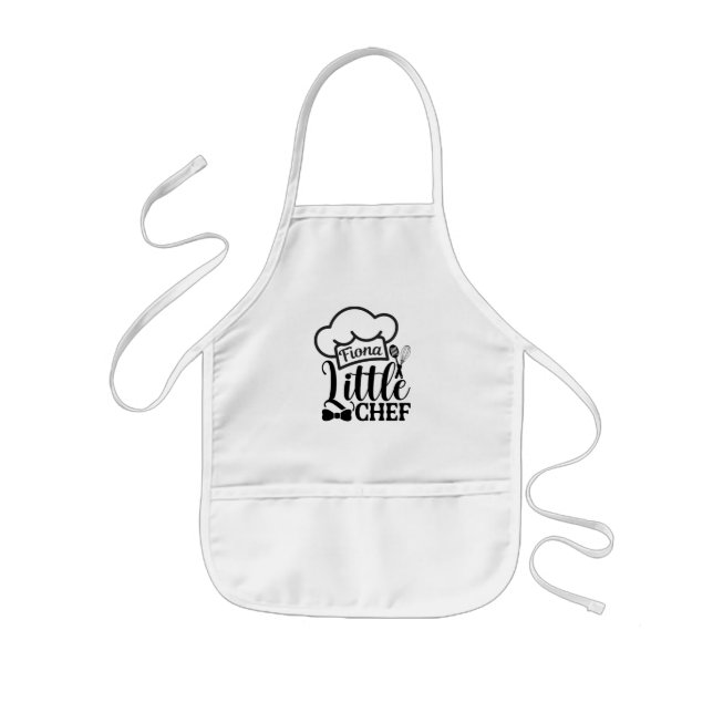 Avental Infantil Custom name kids apron (Frente)
