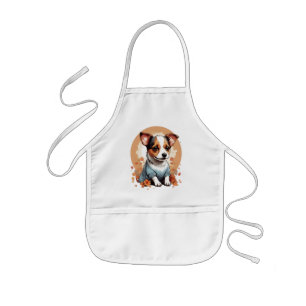Avental Infantil Cute Jack Russell Puppy