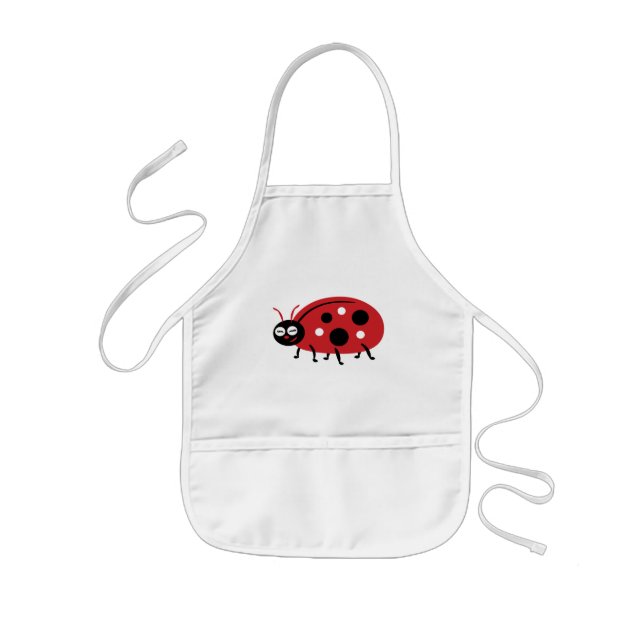 Avental Infantil Cute Ladybug (Frente)