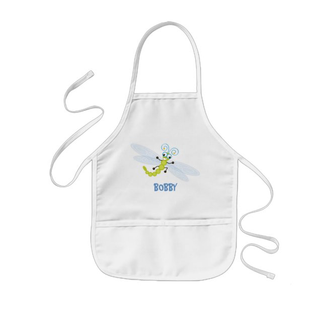 Avental Infantil _De Wing-Nutz™_Dragonfly (Skeeter) personalizado (Frente)