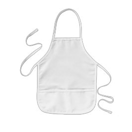 Avental Infantil Design do seu sonho - branco de expressão criativa