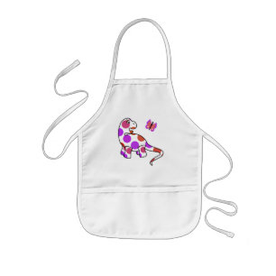 Avental Infantil Dinossauro Bolinhas Bonito Apron