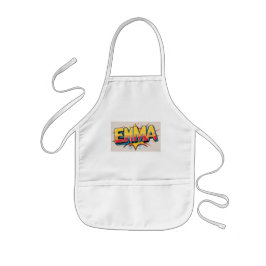 Avental Infantil Emma com uma explosão