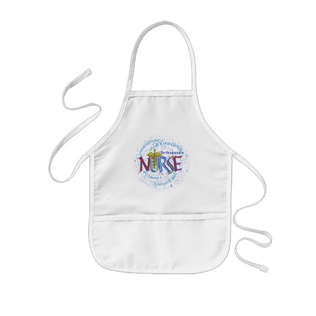 Avental Infantil Enfermeira Ortopedia Motto Apron (Frente)