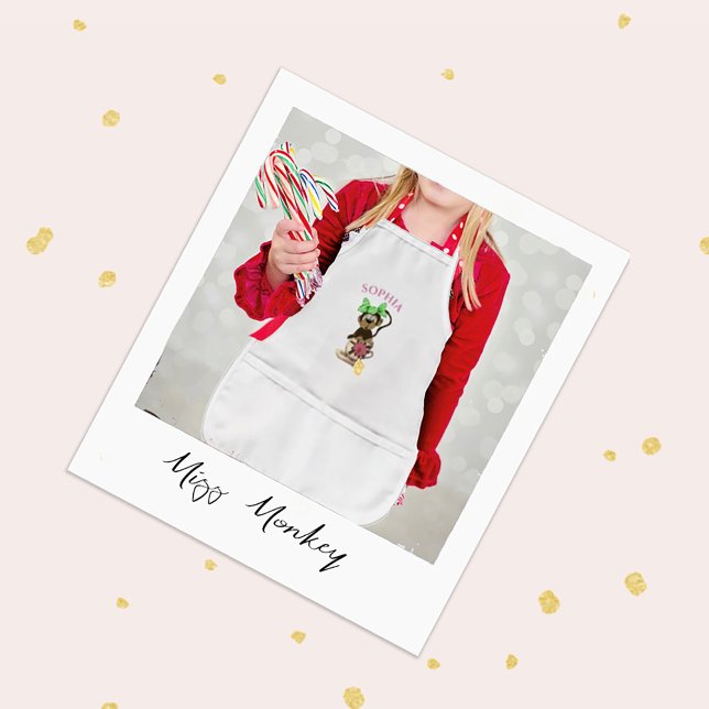 Avental Infantil Enfermeiro do Arco Verde Macaco-Grito (Criador carregado)