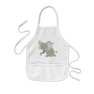 Avental Infantil Filhos de Elefante de Feliz Bonita Apron