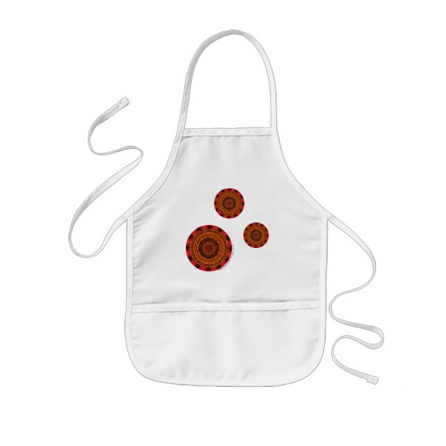 Avental Infantil Fire Mandala Apron (Frente)