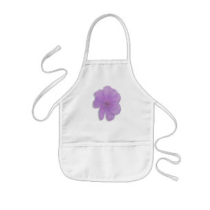 Avental Infantil Flor Roxo/ PopArt