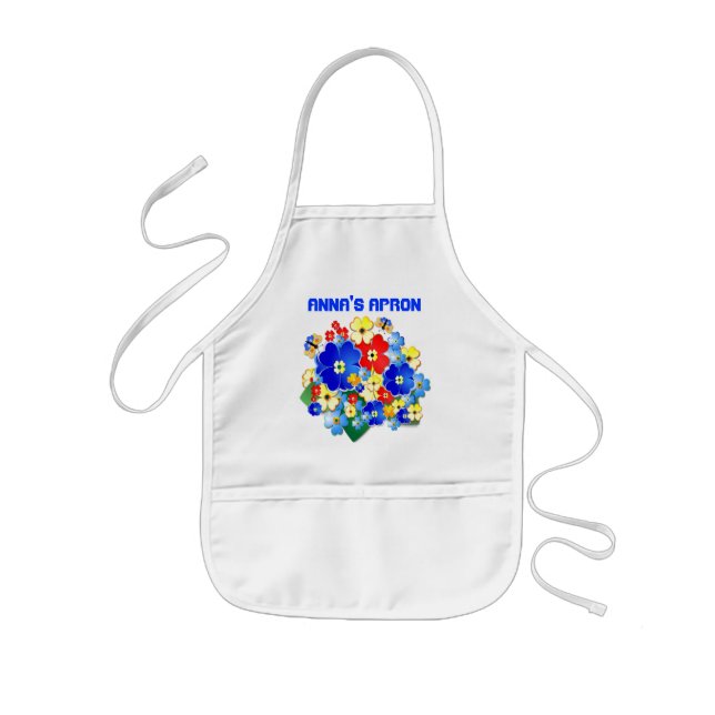 Avental Infantil Flower Garden ~Apron (Frente)