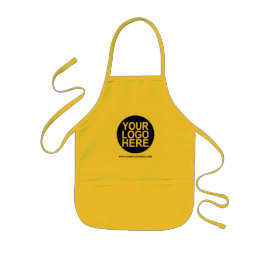 Avental Infantil Formulário Apron Amarelo Personalizado Uniforme co