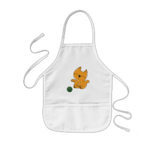 Avental Infantil Gatinho Chan do bebê