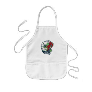 Avental Infantil Gato Miau com Chapéu de Papai Noel
