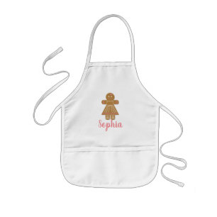 Avental Infantil Gingerbread Girl personalizada