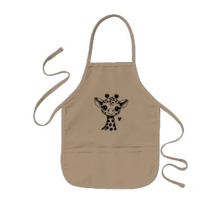 Avental Infantil Giraffe Apron para Crianças