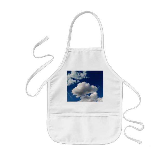 Avental Infantil Grande nuvem suave (Frente)